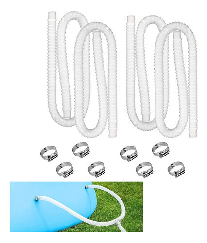 4 Manguera Piscina 1.5m X 32mm (1¼ PuLG) Compatibles C/envio