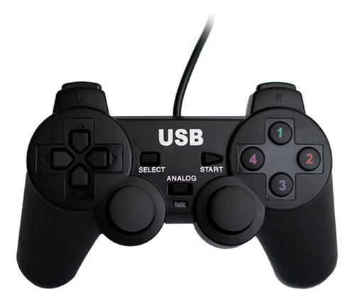 Controle Joystick Usb Games Retro Computador Ps2 Raspberry