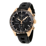 Reloj Hombre Suizo Tissot Prs 516 T100.417.36.051.00 Color De La Correa Negro Color Del Bisel Negro Color Del Fondo Negro