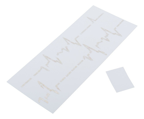 1 Pieza De Calcomanías De Guitarra Con Forma De Ecg 3x4cm