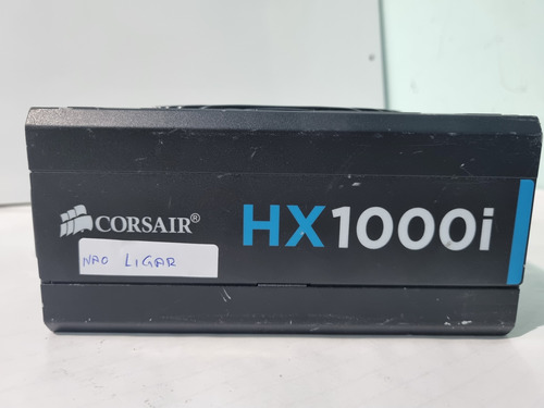 Corsair Hx1000i 80 Plus Platinum 1000w Com Defeito Sem Cabos