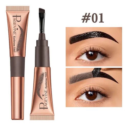 Gel Y Tinte Para Cejas Resistente Al Agua - No Se Desvanece