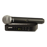 Microfono Inalámbrico Shure De Mano Blx24 / Pg58 Profesional