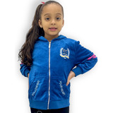 Blusa De Frio Infantil  Feminina Com Zíper