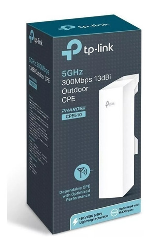 Tp-link Access Point Para Exteriores Cpe510 De 5ghz 300 Mbps
