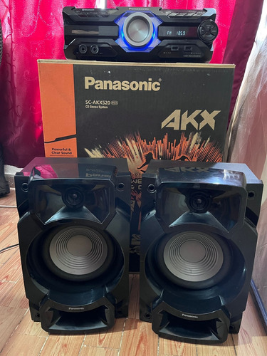 Minicomponente Panasonic Sc-akx520psk Karaoke 650w