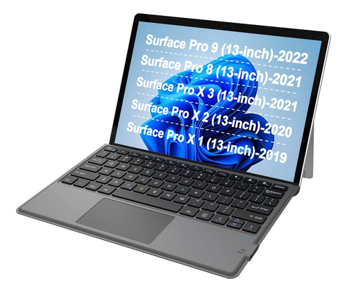 Microsoft Surface Pro 8 Y Pro X Type Cover, Teclado Inalámbr