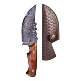 Cuchillo Carnicero Caza Deshuesado Acampar Forjado Msg650