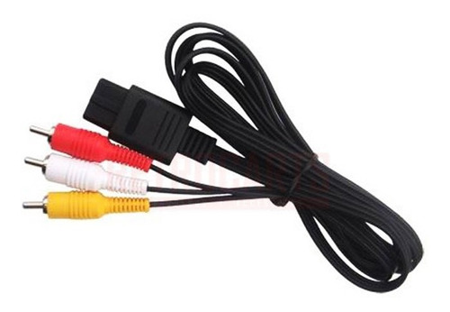 Cable Video Rca Consola Compatible Snes, N64, Gc