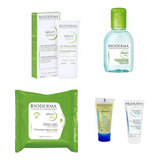 Bioderma Sebium Global Kit Crema 30ml+toallitas+agua Micelar