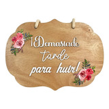 Letrero De Boda Personalizado Madera Letras Sobresalientes 