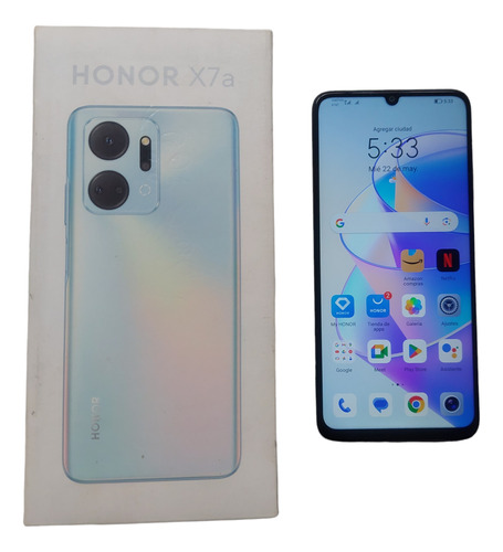 Honor X7a, Dualsim, 128gb + 6gb, At&t/ Unefon