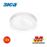  Redondo 12w Luz Calido Plafon Panel Led Sica Electro Medina