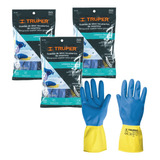 Kit 3 Pares De Guantes Reforzados, Talla Chica, Truper