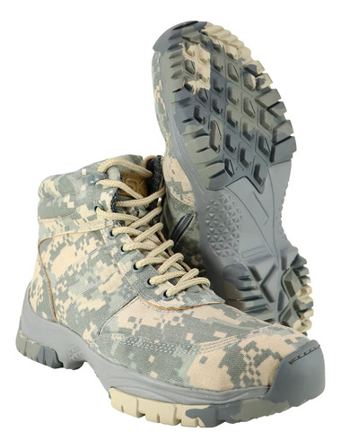 Bota Estilo Militar Cordura Original Acu Senderismo Deporte | Meses sin interés