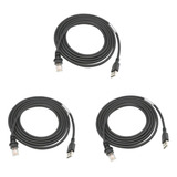 3 Cables Usb For Lectores De Códigos De Barras Honeywell G