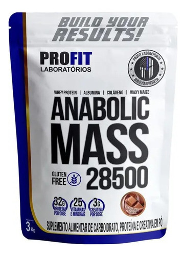 Anabolic Mass 28500 Hipercalórico 3kg  Profit Labs