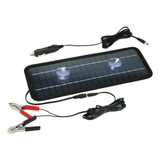 Cargador De Batería Solar Portátil Para Auto 12v 4.5w