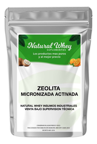 Zeolita Micronizada Activada Pura 500 Gramos 