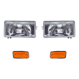 Kit 2 Faros Y 2 Cuartos Para Nissan Tsuru 1985-1987 Depo