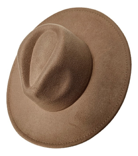 Sombrero Fieltro De Paño Mujer Hombre Ala Ancha Tendencia