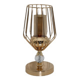 Candelabro Fanal Bagdad Gold 28cm