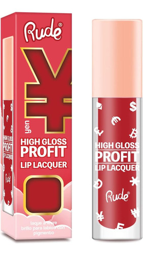 Laca De Labios Rude Cosmetics High Gloss Profit - Yen Lip Gl