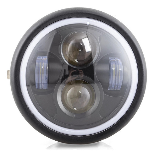 Faro Led Vintage Angel Eye Para Compatible Con Harley Cg125