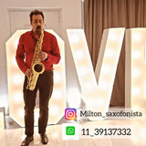 Show De Saxo Saxofonista Para Eventos Recepción De Invitados