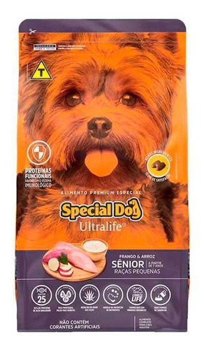 Ração Special Dog Ultralife Raças Pequenas Sênior 10kg