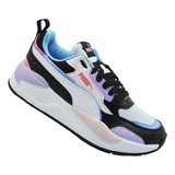 Tenis Puma X-ray 2 Square 373108 79 Black/white/vivid Violet