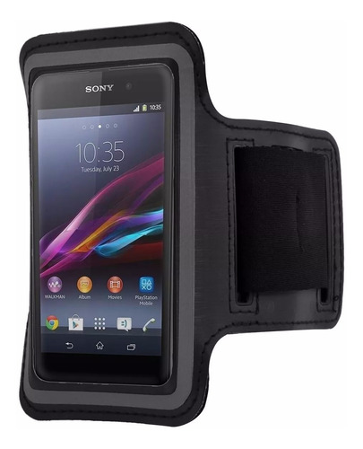 Armband Preta Sony Xsperia C4 Dual Braçadeira Suporte Braço