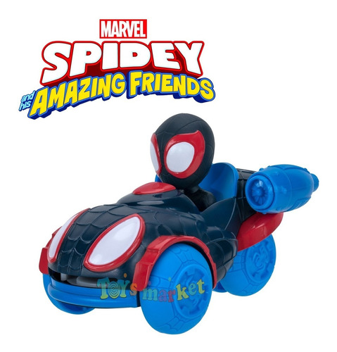 Spidey Mini Vehículo Auto Spider Man Hombre Araña Disney