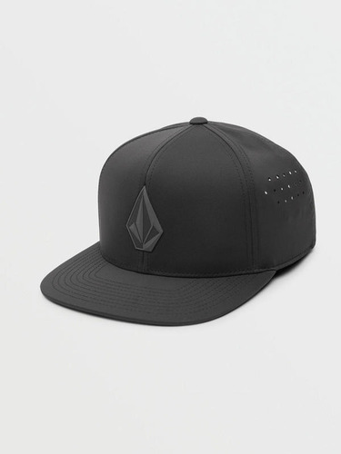 Jockey Canvas Stone Tech Snapback Negro Hombre Volcom