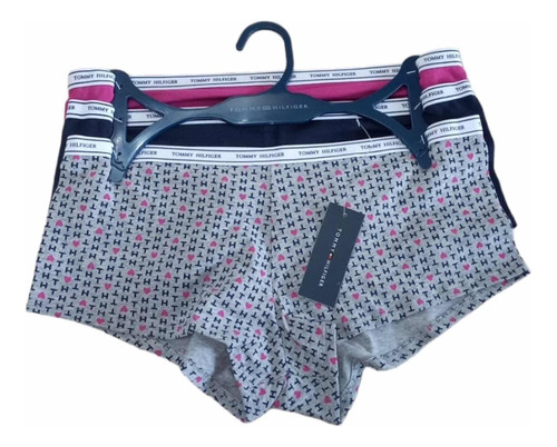 Set De 3 Boxer Para Mujer Tommy Hilfiger Original Talla M