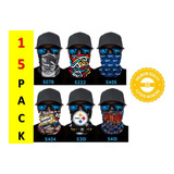 15 Bandanas Pack Caceria Rzr Moto Ciclismo Protección Sol 