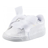 Puma Basket Heart Patent White 36335302 Niña