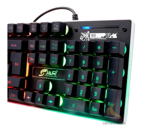 Combo Gamer Teclado, Mouse, Parlante, Pad Mouse Ctmgjr-013