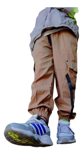 Pantalon Hombre Camuflado Jogger Cargo Drill Urbano Unisex 