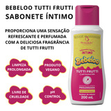 Sabonete Íntimo Bebeloo Com Aroma De Tutti Frutti Delicioso!