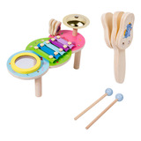 2 Uds Instrumento Musical De Percusión Montessori Juguete