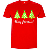 Camisetas Navideñas Arbolitos Navideños Navidad X 2 Cmisetas