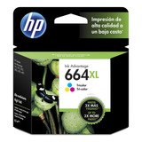 Cartucho Hp De Tinta Color  Hp 664xl Original (  F6v30al )