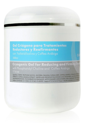  Carthage Gel Criogeno - Reafirmante Y Reductor X 500 G