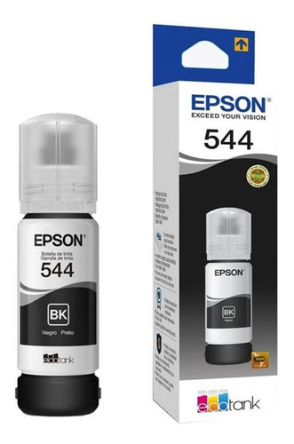 Tinta Epson 544 Bk Para Impresoras L3110 L3150 L3169 L5190 