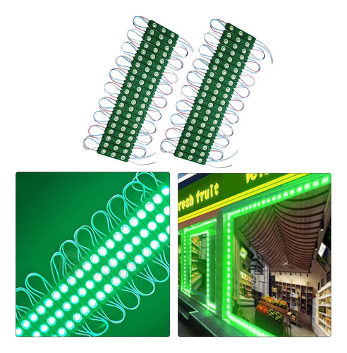 40 Modulo Led 2835 Ip65 Contra Agua 12v Luz Varios Colores