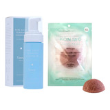 Kit Pure Daily Espuma Limpieza + Esponja Facial Volcanica