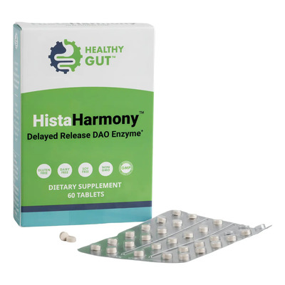 Cápsulas HistaHarmonía Healthy Gut 60 unidades sin sabor DAO libre de gluten | Meses sin interés