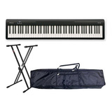 Roland Fp-10bk Piano De 88 Teclas Paquete Completo Color Negro