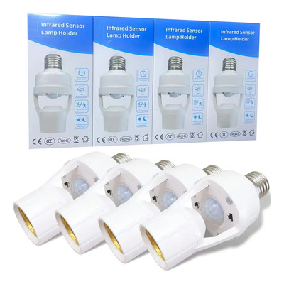 4porta Lámpara Sensor De Movimiento Focos Socket Inteligente